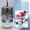 thumbnail image 4 of Automatic Makeup Brush Cleaner Electric Cosmetic Brush Cleaning Machine Makeup Brush Cleaning Tool Perfect Gift for Mom, Wife, 4 of 5