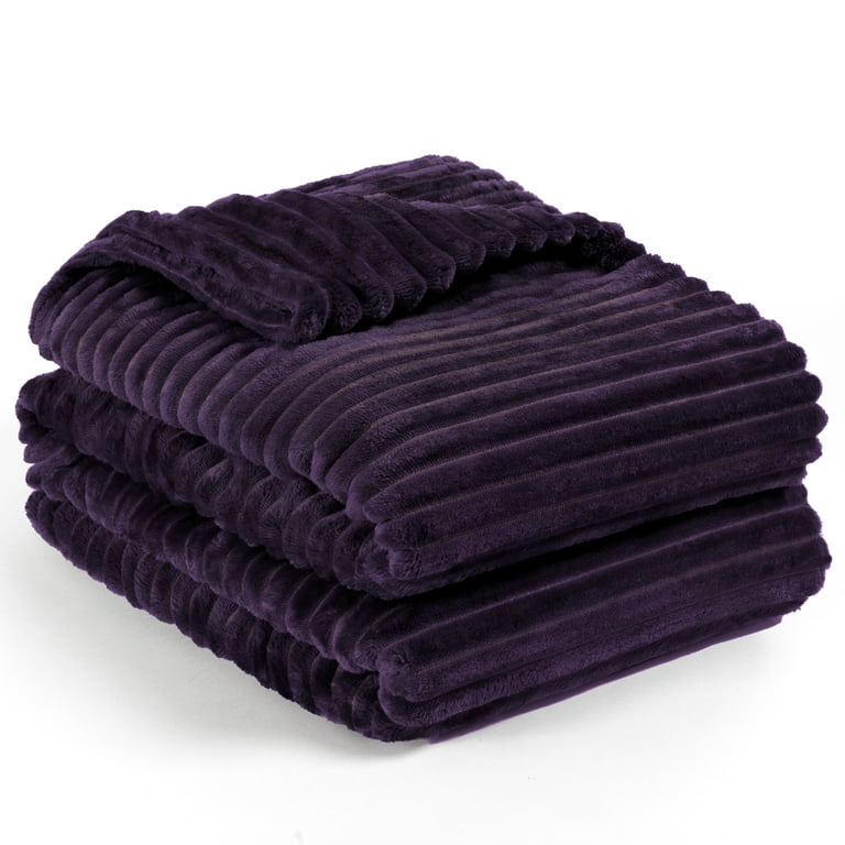 Luxury discount purple throw