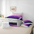 thumbnail image 5 of Feelyou Glitter Stars Starry Sky Bedding Comforter Set 7-Piece, Romantic Galaxy Fashion King Bedding Sets, Teen Adult Kid Reversible Bed Sheets, Ultra Soft Home Decor, 5 of 7