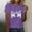 Purple, variant on Baseball Mom Shirt for Women Vintage Baseball Graphic Letter Print Mom Shirt Tee Baseball Mama Short Sleeve T-Shirts for Holiday Vacation Travel(Blue,2XL)