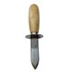 thumbnail image 2 of NEW Scallop Knife Opener Stainless Steel Wooden Handle Shucking Tool, 2 of 8