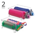 mDesign Plastic Stackable 2 Bottle Water Bottle Storage Organizer Rack ...