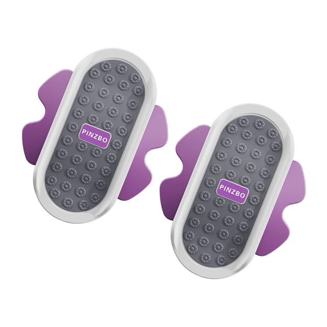 Disco de ón de Cintura 2x Sunnimix Máquina de Ejercicio Aeróbico Suela de Pie Equipo Deportivo Violeta