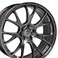 thumbnail image 3 of Partsynergy Replacement For 22" Rim fits 2011-2018 Dodge RAM 1500 Hellcat Style Hyper Black 22x10 Wheel, 3 of 4