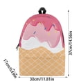 thumbnail image 4 of Ice Cream All Over Print Backpack, Lightweight Polyester Daily Daypack, Spacious Multi Compartment Backpack with Padded Ergonomic Straps for School Gym Travel Sports, 4 of 9