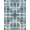 Blue Grey, Pattern 3, variant on ODIKA Large Grey Neutral Field Symmetrical Repeating Abstract Plush for Entryway, Kitchen, Mudroom, Stain Resistant Flatwoven