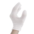 thumbnail image 2 of White Cotton Gloves Reusable Moisturizing Gloves for Hand Spa Serving Archival Cleaning Jewelry Silver Inspection 6 Pairs White One_Size, 2 of 5