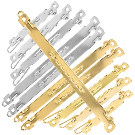 Homoyoyo frog clips Metal Hair Clips Iron 16pcs DIY Accessories Women Arts and Crafts Projects