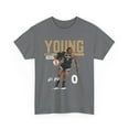 thumbnail image 2 of Las Vegas Jackie Young #0 Cartoon Women Basketball Unisex Cotton Tee, 2 of 7