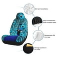 thumbnail image 6 of Yiaed Beautiful Blue Peacock Print Car Seat Covers,Universal Auto Seats Protector Fits for Car,SUV Sedan,Truck,Automotive Seat Covers & Accessories-1, 6 of 9