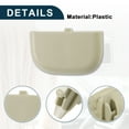 thumbnail image 4 of Unique Bargains Makeup Mirror Cover Sun Visor Cap Clip for Ford Edge No.DS7Z4273AA Beige 1 Set, 4 of 6