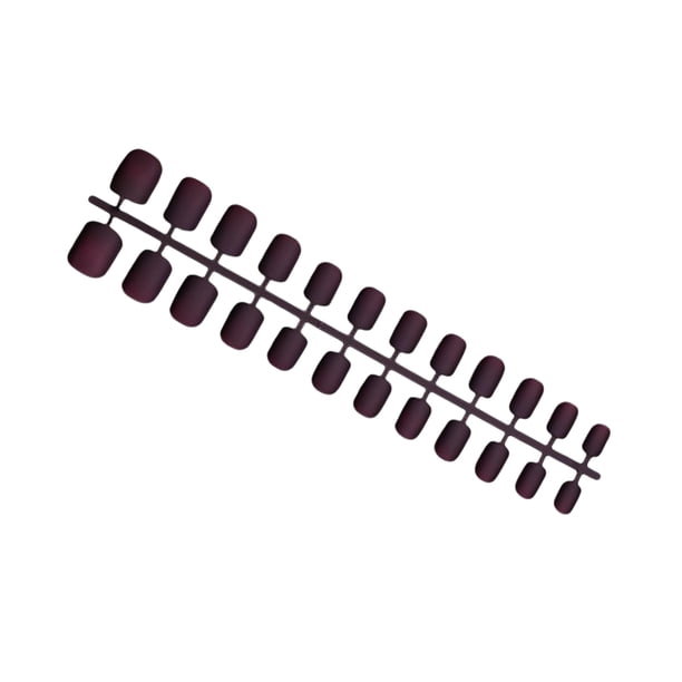 Qarigey Juego de uñas postizas resistentes a los arañazos, uñas postizas artificiales, recortable, tendencia ajustable, pegatinas de Arte de uñas Tipo 3