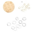 thumbnail image 1 of 10Pcs Knuckle Rings Stackable Long Lasting Women Vintage All Match Finger Rings Jewelry Accessories, 1 of 8
