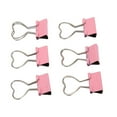 thumbnail image 2 of Metal Binder Clips60pcs Binder Clips with Binder Clips Pink Binder Clips Future-Proof Design, 2 of 5
