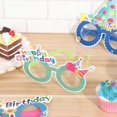 thumbnail image 2 of TOYMYTOY 12pcs Glasses Paper Party Eyeglasses Frames Novelty Decoration Photo-Booth Prop Party Supplies (Random Color and Style), 2 of 3