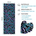 thumbnail image 2 of Dog Bones Hot Yoga Mat Towel Non Slip for Hot Yoga - Quick-Drying Yoga Mat Cover with 4 Corner Pockets with Travel Bag - Hot Yoga Towel Non Slip Grip Moisture Wicking Sweat 70"x26", 2 of 6
