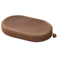 thumbnail image 1 of Bunblic Cat Scratcher Bed with Interactive Toy Ball 2 in 1 Scratch Pad Bowl Oval Sofa Furniture Protection Kitten Scratcher Board Pad 56cmx37cmx7cm, 1 of 8