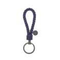 thumbnail image 2 of Leather Braided Woven Rope Keychain Lovely DIY Bag Hanging Pendant Exquisite Key Chain Car Keyring Holder Metal Jewelry for Men Purple, 2 of 9
