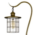 thumbnail image 3 of 60 Inch Metal Downbridge Design Floor Lamp with Caged Shade, Rustic Bronze- Saltoro Sherpi, 3 of 6
