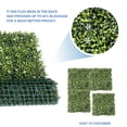 thumbnail image 4 of Sunshades Depot Artificial Jasmine Fence Panel Green Wall Windscreen Privacy Screen Decorative Ivy Faux Leaves-14Pcs, 4 of 7