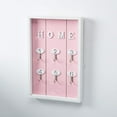 thumbnail image 2 of Wall Mounted Key Hook Rack Wood Floating Storage Shelf For Home Wall Decorations, 2 of 9