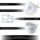 thumbnail image 3 of Máquina para hacer helados: también hace sorbetes, postres de yogur helado, máquina de capacidad de 1 cuarto de galón con recetas fáciles de preparar incluidas de Classic Cuisine - Blanco, 3 of 5
