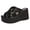 Black, variant on Wedge Heels for Women Peep Toe Platform Sandals 2026 Summer Fashion Splice Floral Embroidery Mesh Slip on Comfortable Slides Beach Shoes Beige Size 8