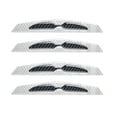 thumbnail image 2 of Taosunzt 4Pcs Car Door Bumper Strip Universal Anti collision Reflective Scratch Protector Door Edge Guards Trim Molding Strip Vehicle Supplies White, 2 of 13