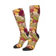 thumbnail image 2 of Bingfone Compression Socks For Women And Men Long Socks For Running Athletic Cycling Nurse-Bright Mushrooms, 2 of 9