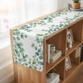 thumbnail image 6 of Table Runners 72 Inches Long Dress Scarves, Sage Green Eucalyptus Farmhouse Kitchen Table Runner, Coffee Tablerunners, Spring Summer Pastoral Leaves 14x72 Inch, 6 of 9