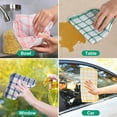 thumbnail image 4 of 12 Pcs Kitchen Dish Cloths Cotton Super Cleaning Absorbency Towel Washing Rags, 4 of 6