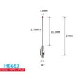 thumbnail image 1 of M2 Touch Probe CMM Probe Tips CMM Stylus Ru by Ball Gauge Head for 3D, 1 of 7