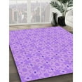 thumbnail image 2 of Ahgly Company Indoor Rectangle Patterned Violet Purple Area Rugs, 2' x 4', 2 of 6