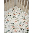 thumbnail image 6 of Modern Moments by Gerber Baby & Toddler Boy Ultra Soft Fitted Crib Sheet, White, 6 of 13