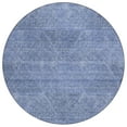 thumbnail image 2 of Addison Rugs Chantille Indoor/Outdoor Transitional Geometric Blue Washable Round Rug, 8' x 8', 2 of 6