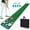 Blue, variant on Putting Mat Game, Golf Pong Game Putting Green, Detachable Golf Pong Putting Game Mat - Includes 8 pcs Golf Balls, 2pcs Golf Cups & Flags, 1 pcs Black Storage Bag, Best Game with Family or Friends