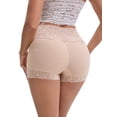 thumbnail image 2 of DARING DIVA Women's Lace Seamless Tummy Control Hip Lifting Panties S Apricot, 2 of 6