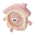 thumbnail image 3 of Cute House Shaped Desktop Fan Adjustable Speed USB Rechargeable Mini Portable Personal Cooling for Home Office Bedroom Youth Room by PALIFEUR, 3 of 7