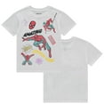 thumbnail image 3 of Marvel Amazing Spiderman Super Hero Girls Short Sleeve T-Shirt- Little and Big Girl Sizes 4-16 Ivory, 3 of 7