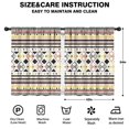 thumbnail image 2 of Blackout Kids Curtains,Boho Bohemia Geometric Line Art Childrens Insulated Curtains Set Of 2,Bedroom Essentials,Toddler Room Decor 42"x54"(106x137cm), 2 of 4