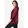 thumbnail image 3 of Jessica London Women's Plus Size Fine Gauge Cardigan, 3 of 3