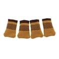 thumbnail image 2 of 4 Piezas Silla Calcetines De La Pierna, Elásticos Tejidos De Punto Calcetines Cubiertas De La Silla Protectores De Piso Para s Escritorios Taburet Amarillo Baoblaze Calcetines de pierna para pies de silla, 2 of 8