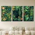 thumbnail image 4 of 3pcs/Set, Canvas Painting--Unframed, Lush And Vibrant Rainforests, Posters And Prints, Living Room, Library, Office, Cafe, Bar, Abstract Art, Perfect Birthday, Holiday Gift, Valentine'S Day, Easter, 4 of 4