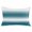 Teal, Navy, White, variant on Ombre Grey Teal Throw Pillow Cover 20 x 36 Inch Decorative Pillow Cover Modern Abstract Art Gradient Lumbar Pillowcase Seasonal Rectangle Cushion Case for Couch Sofa Bed Living Room