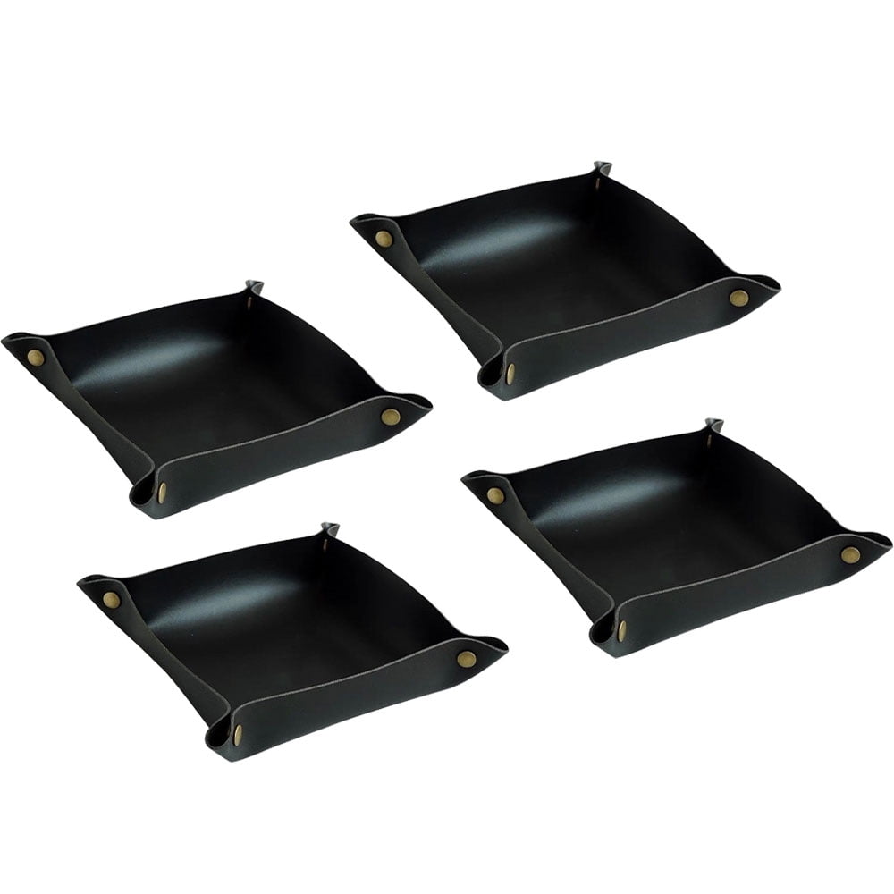  Valet Tray for Men Women,Leather Tray Jewelry Tray