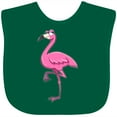 thumbnail image 3 of Inktastic Ladylike Flamingo Boys or Girls Baby Bib, 3 of 4
