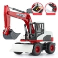 thumbnail image 4 of TIMIFIS Cartoon Excavator Children's Simulation Large Engineering Vehicle Real Simulation Experience Boy Inertial Excavator Toy Car Car Model, 4 of 9