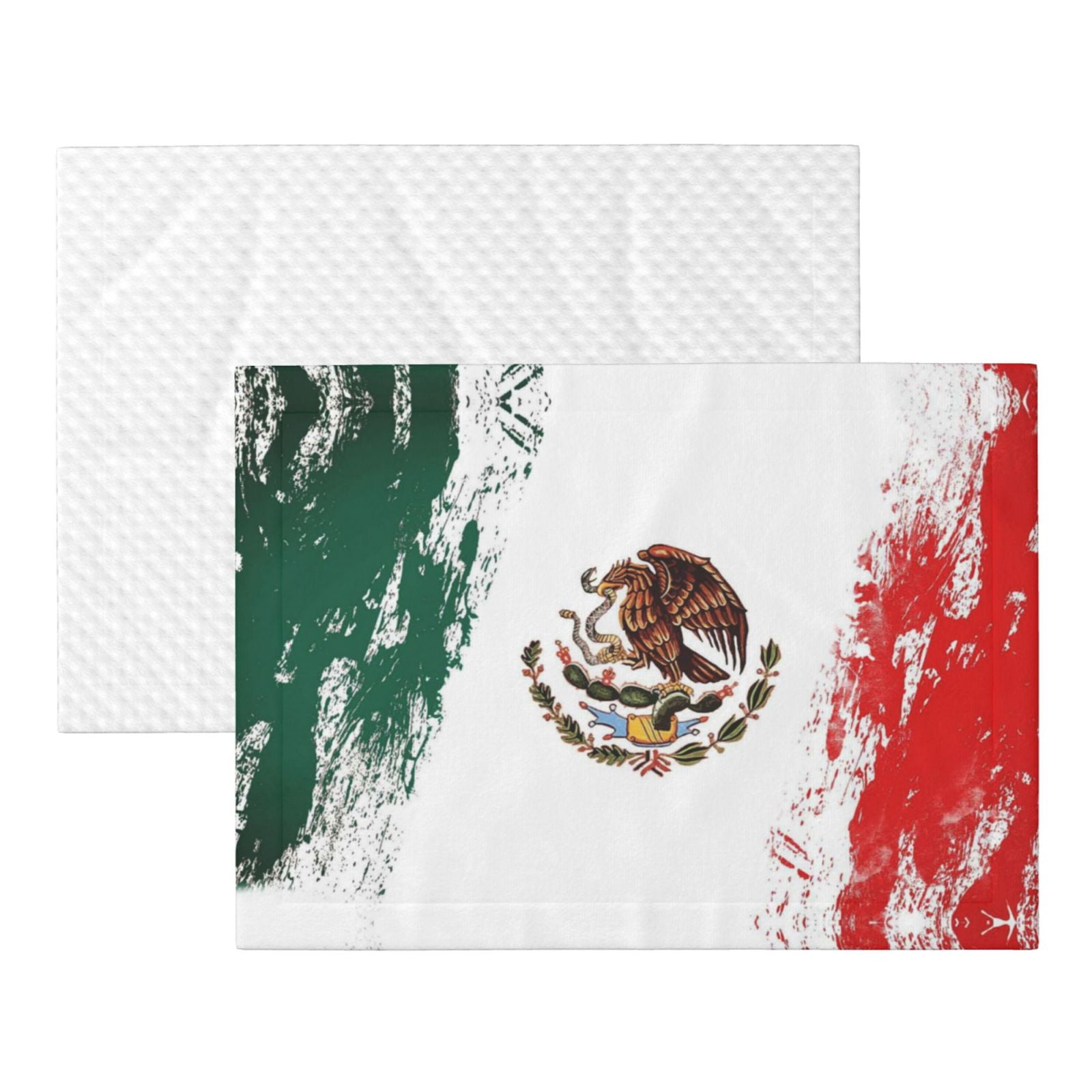 Mexican Flag Print Dog Blanket Soft Warm Flannel Cat Blanket Great Pet Throw for Cats Puppy Small Medium Large Dog