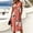 Watermelon Red, variant on QUNYINEY Long Casual Dresses for Women A Line Summer Sleeveless Floral Sundress Vacation Loose Fit V Neck Dresses