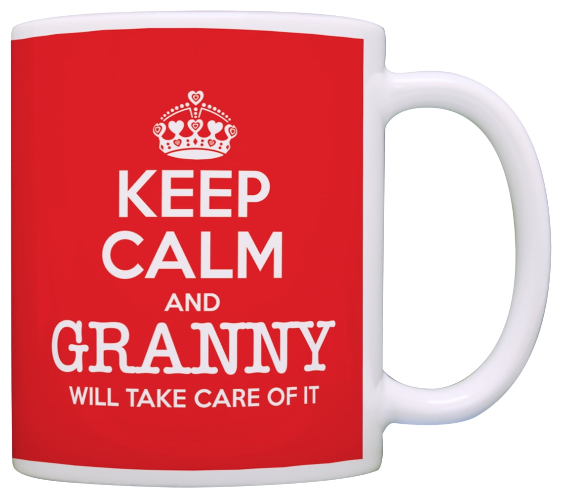 Funny Coffee Spoon Gift For Granny - Stainless Steel, 7.5" Long, With Heart Pendant, Novelty Gift Idea
